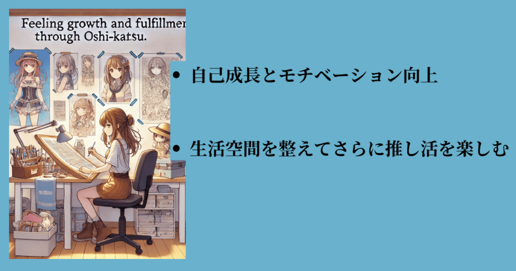 推し活 おばさんは成長と充実を感じる画像