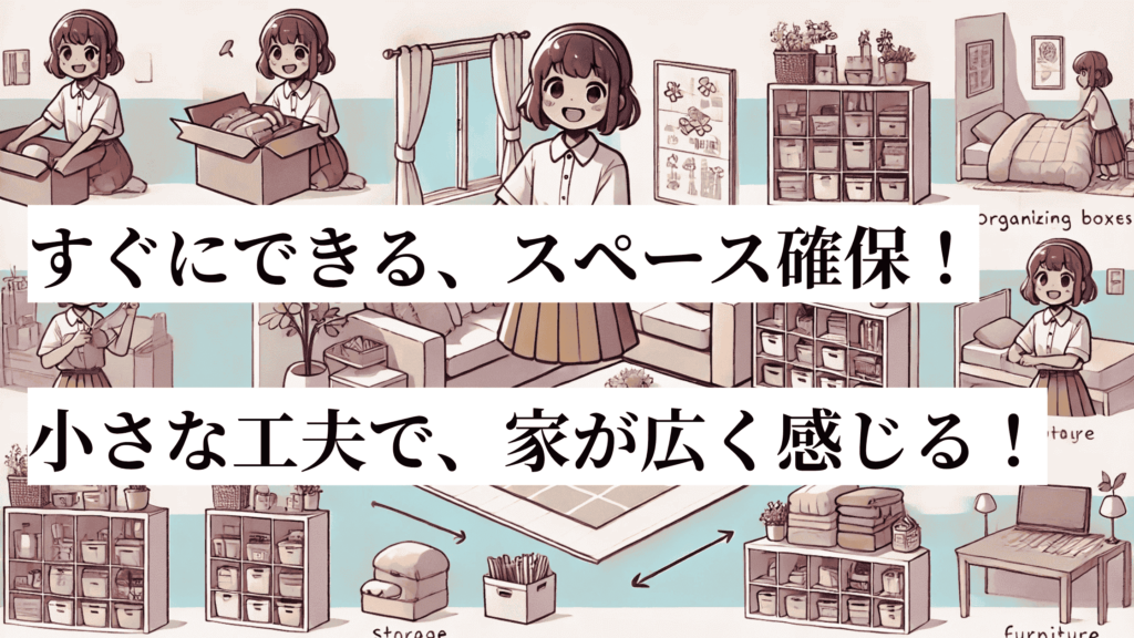 簡単に試せる狭い部屋の改善テクニック